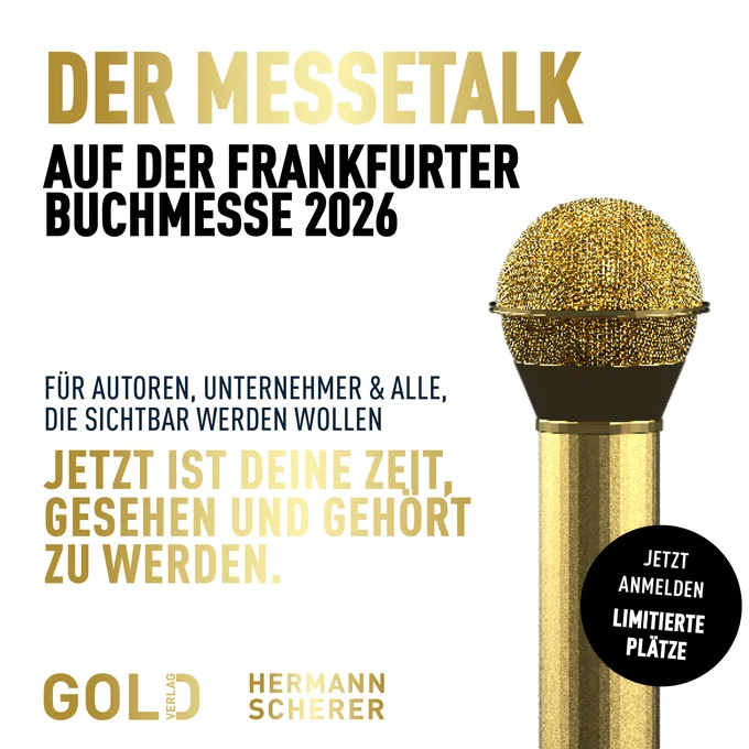 Der Messetalk auf der Frankfurter Buchmesse 2026 – für Autoren, Unternehmer und alle, die sichtbar werden wollen